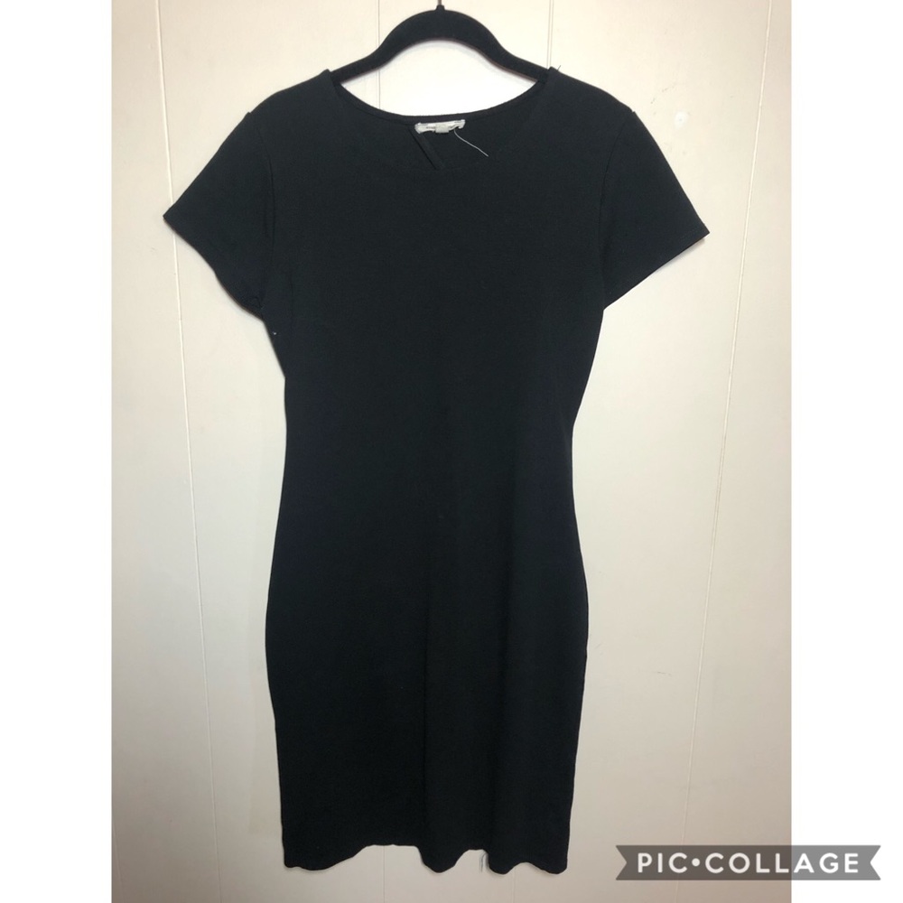 Black body tight dress